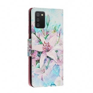 Housse Samsung Galaxy A03s Lily Fleur