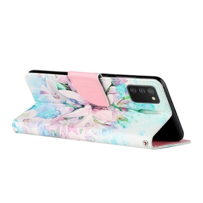 Housse Samsung Galaxy A03s Lily Fleur