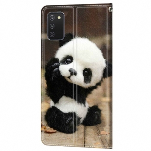 Housse Samsung Galaxy A03s Petit Panda