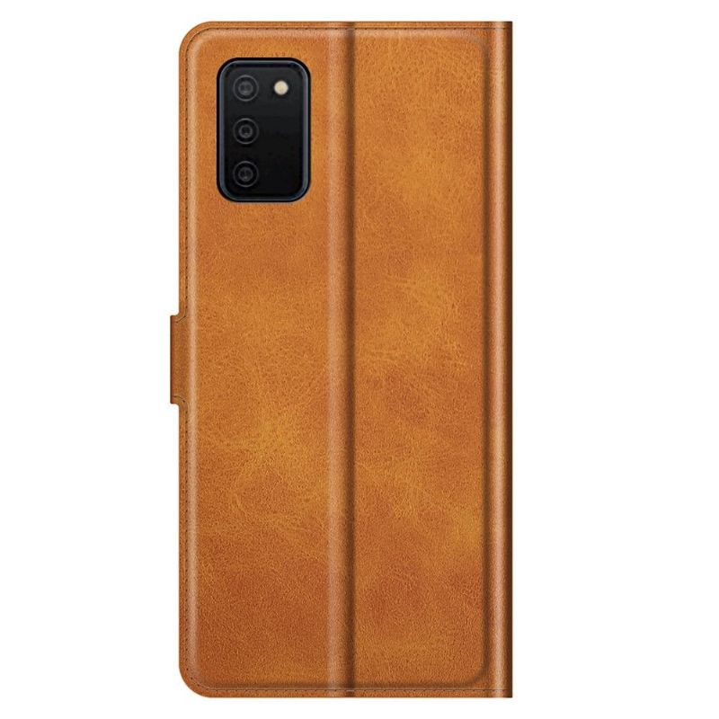 Samsung Galaxy A03s - Housse portefeuille style cuir