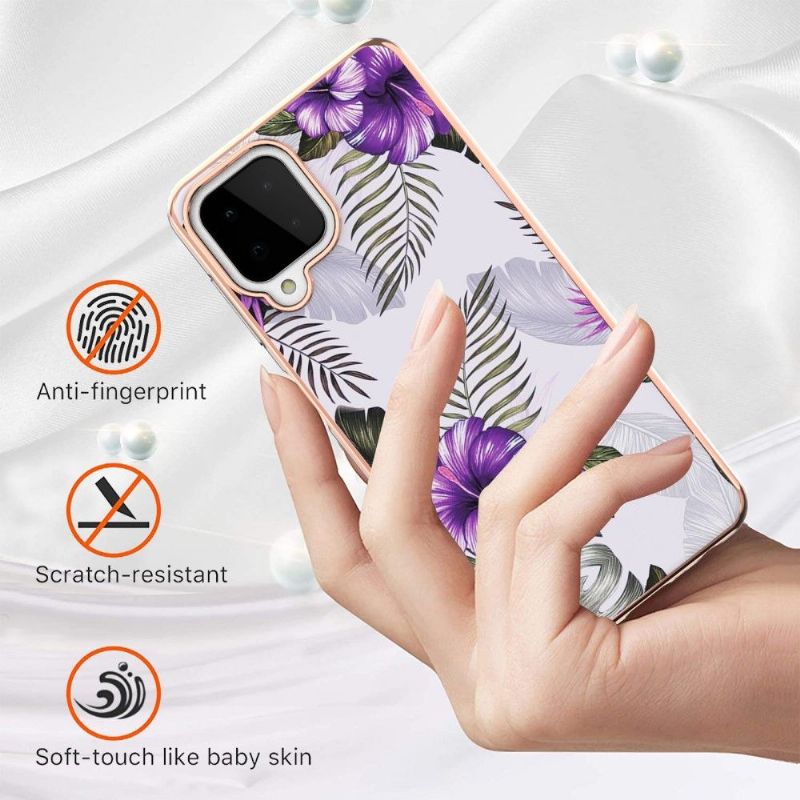 Coque Samsung Galaxy A22 4G Fleurs Exotiques