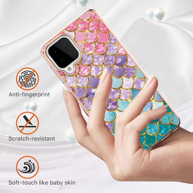 Coque Samsung Galaxy A22 4G motif écailles