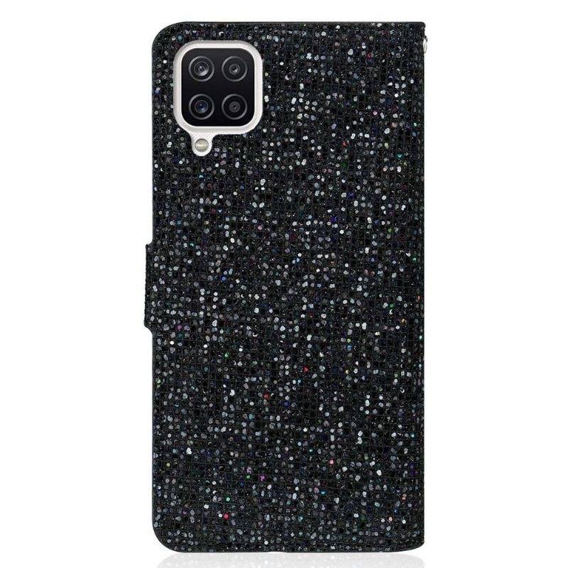 Housse Samsung Galaxy A22 4G Glitter Porte Cartes