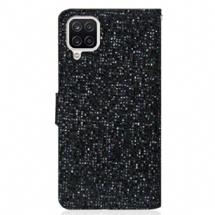 Housse Samsung Galaxy A22 4G Glitter Porte Cartes