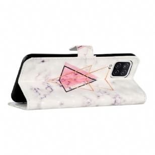 Housse Samsung Galaxy A22 4G motif triangles