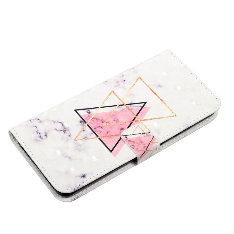 Housse Samsung Galaxy A22 4G motif triangles