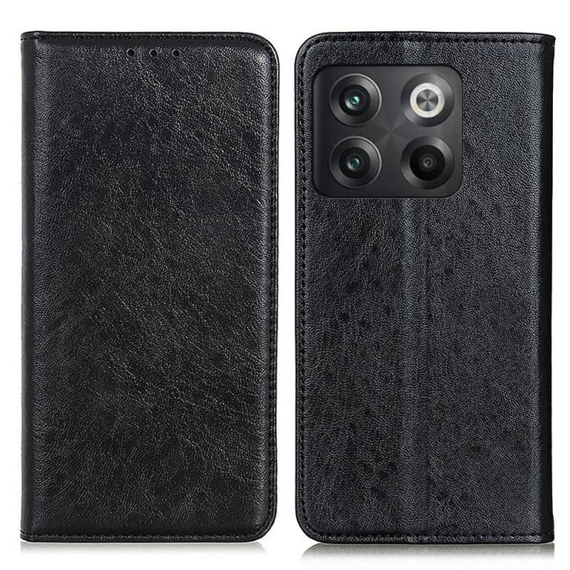 Flip Cover OnePlus 10T 5G Simili Cuir Texturé