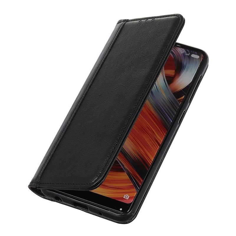 Flip Cover OnePlus 10T 5G Version Colorée Cuir Fendu