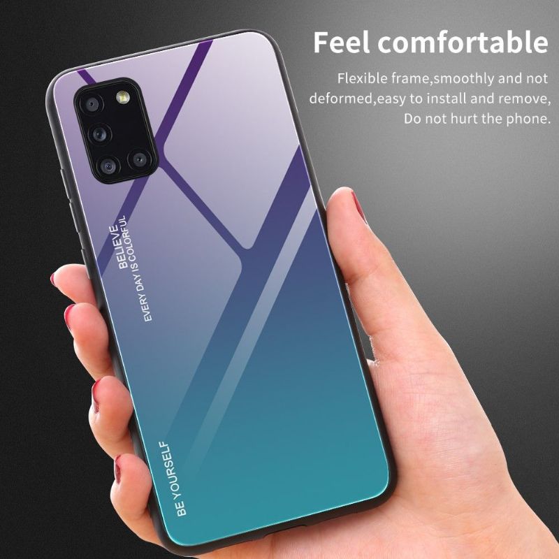 Coque Samsung Galaxy A31 dégradé de couleurs