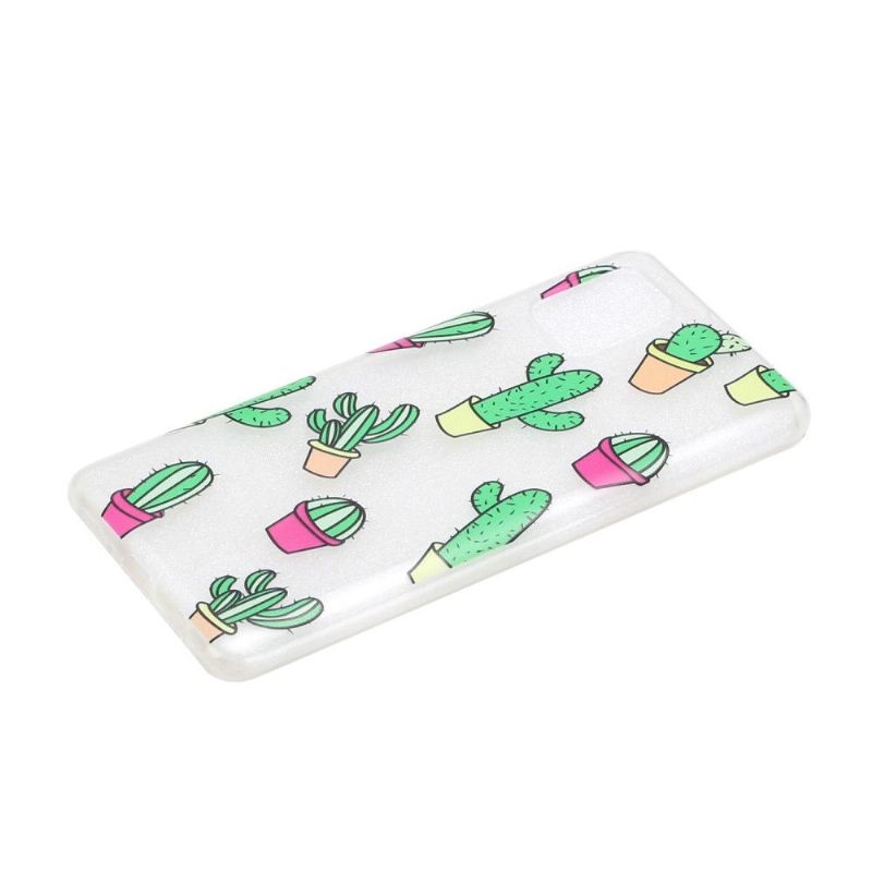 Coque Samsung Galaxy A31 transparente cactus