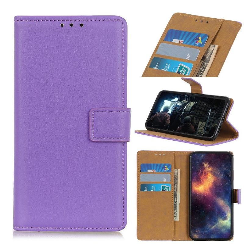 Étui Samsung Galaxy A31 simili cuir basique - Violet