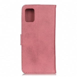 Housse Samsung Galaxy A31 KHAZNEH Effet Cuir Porte Cartes - Rose