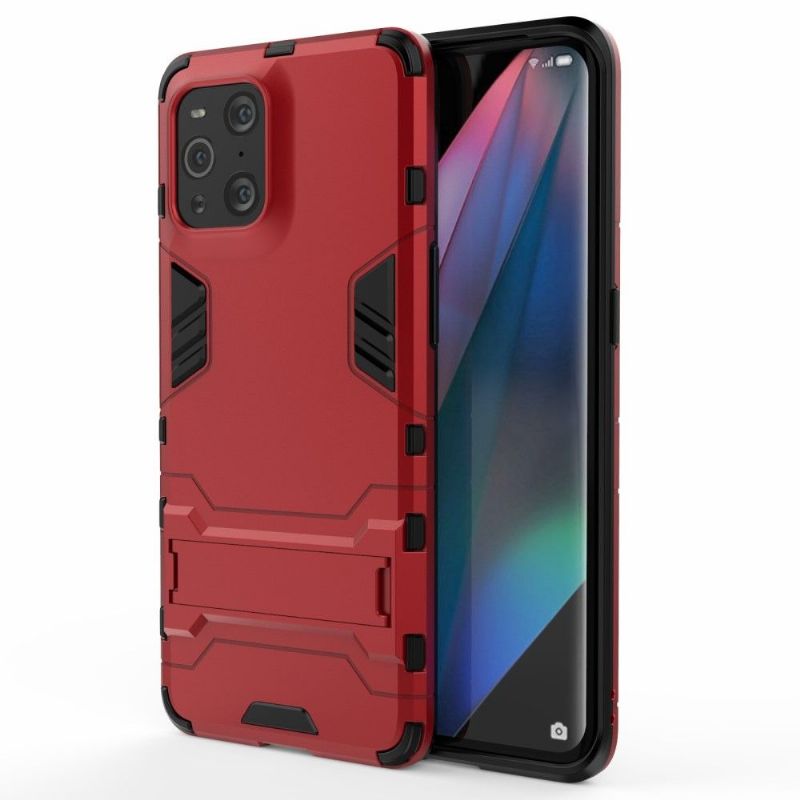 Coque Oppo Find X3 Pro cool guard avec support intégré