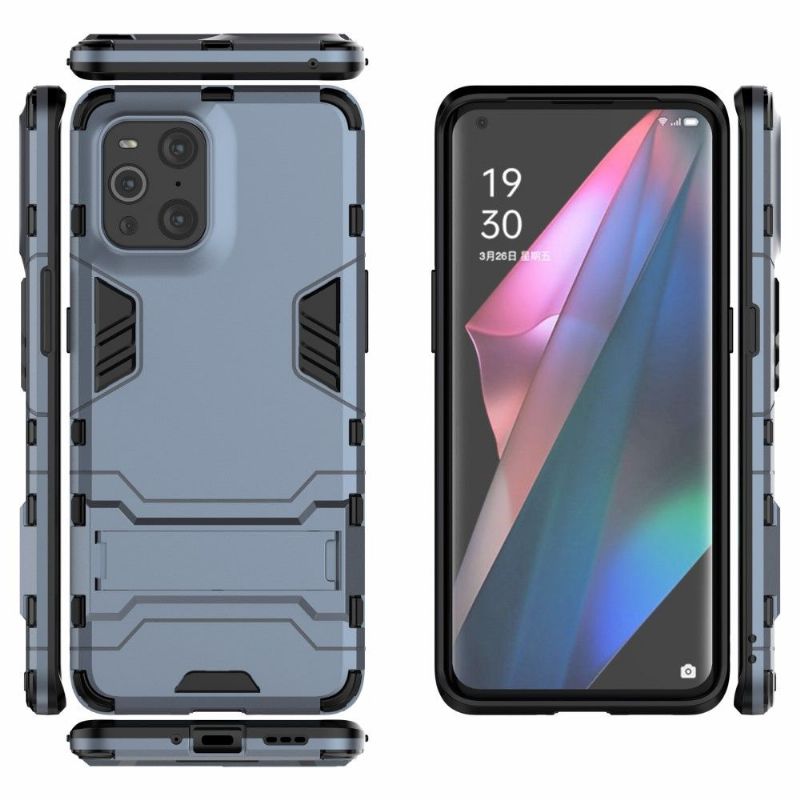 Coque Oppo Find X3 Pro cool guard avec support intégré