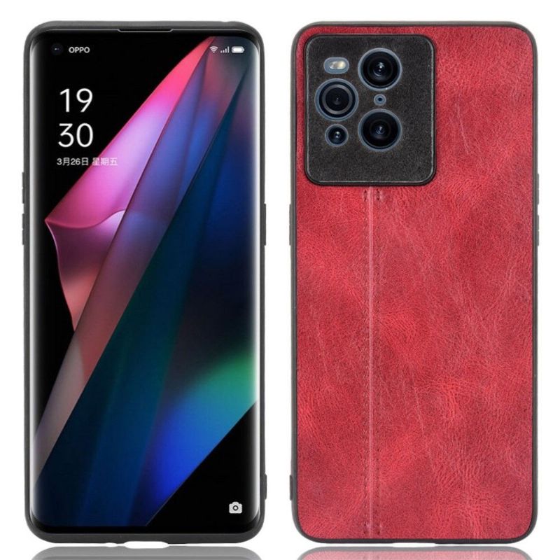 Coque Oppo Find X3 Pro Effet Cuir