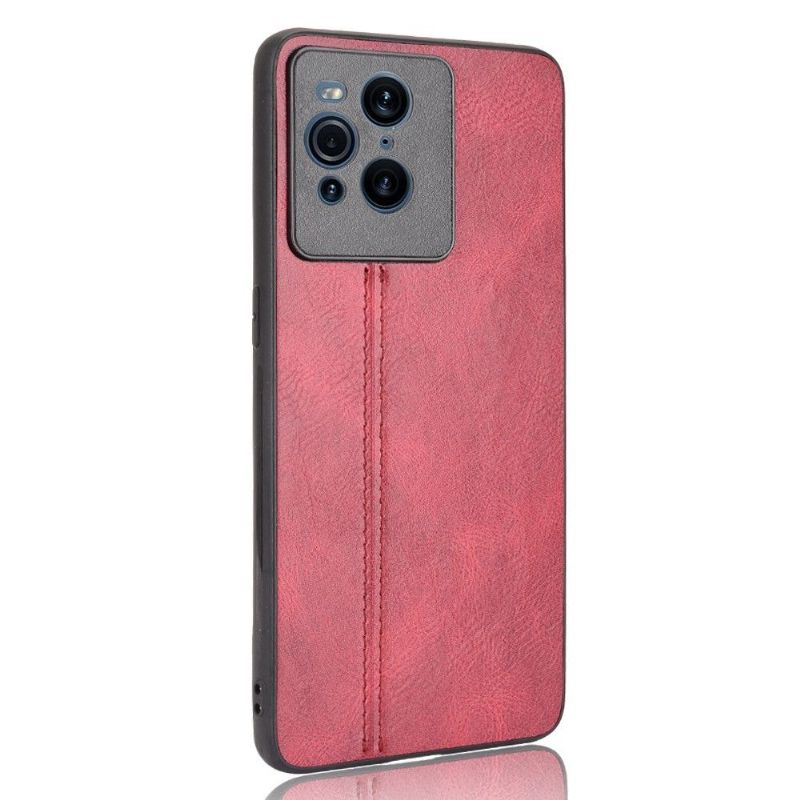 Coque Oppo Find X3 Pro Effet Cuir