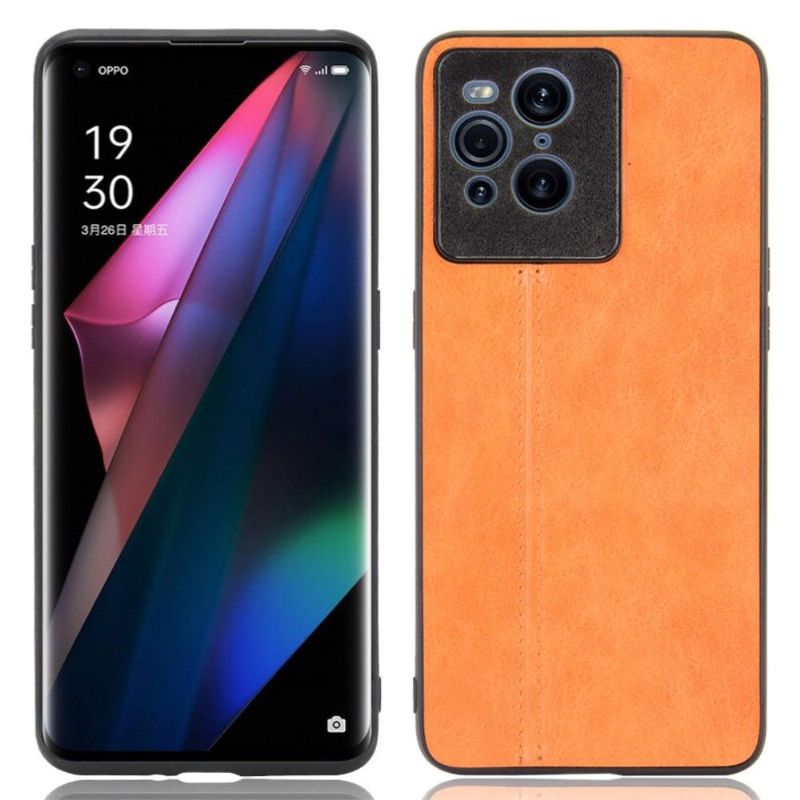 Coque Oppo Find X3 Pro Effet Cuir