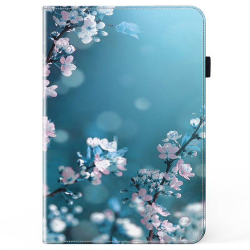 Étui iPad Pro 13 (2024) Fleurs de Pêche