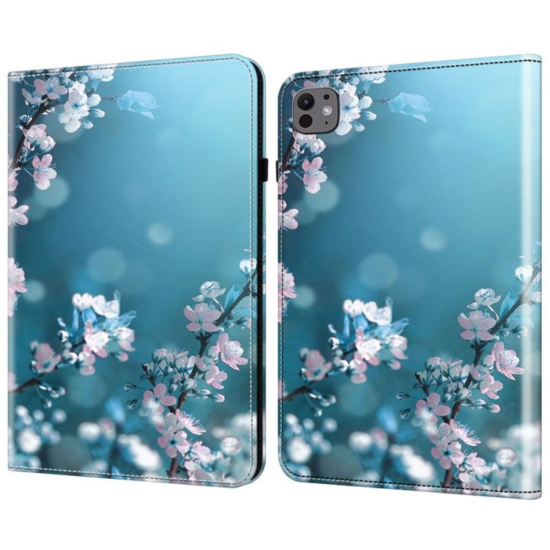 Étui iPad Pro 13 (2024) Fleurs de Pêche