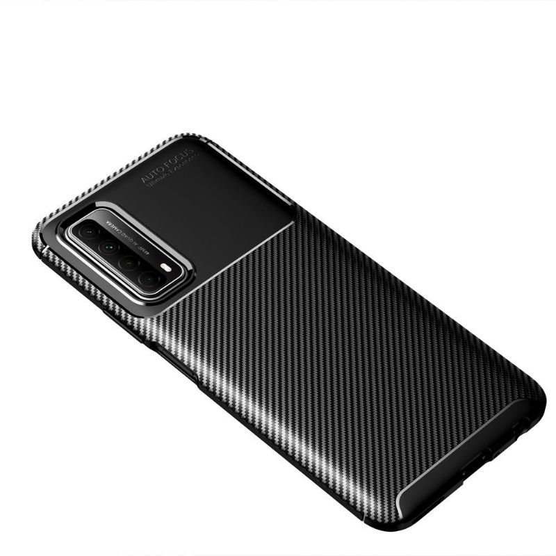 Coque Huawei P Smart 2021 effet fibre de carbone