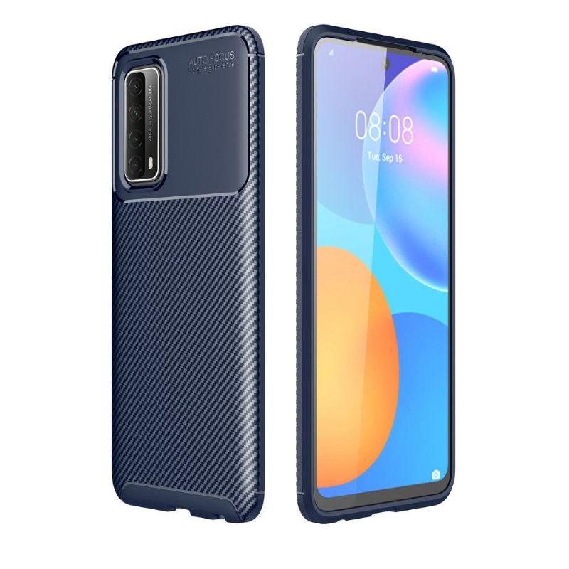 Coque Huawei P Smart 2021 effet fibre de carbone