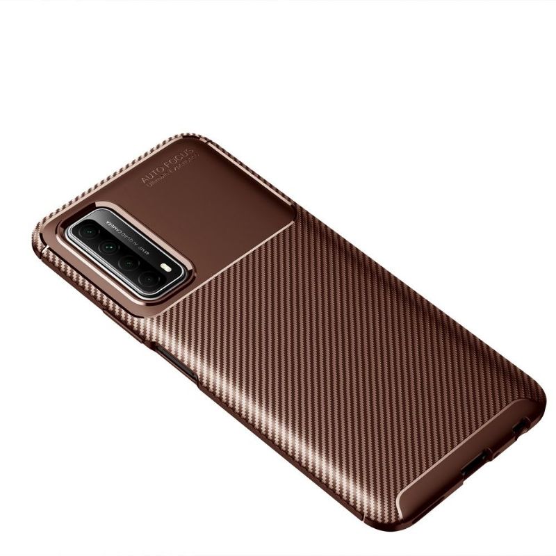 Coque Huawei P Smart 2021 effet fibre de carbone