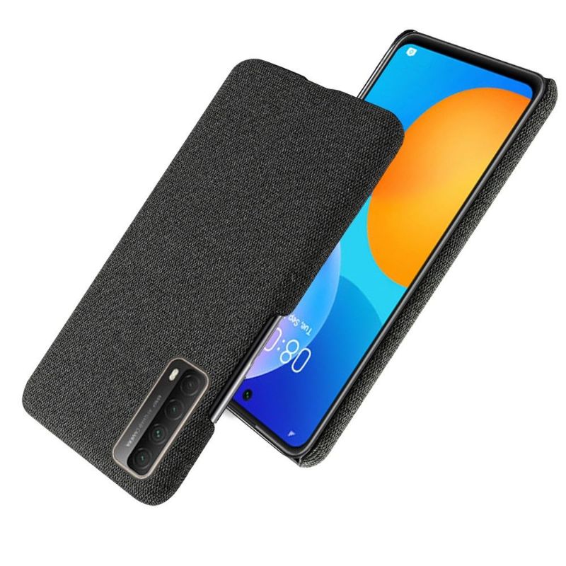 Coque Huawei P Smart 2021 revêtement tissu