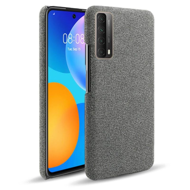 Coque Huawei P Smart 2021 revêtement tissu