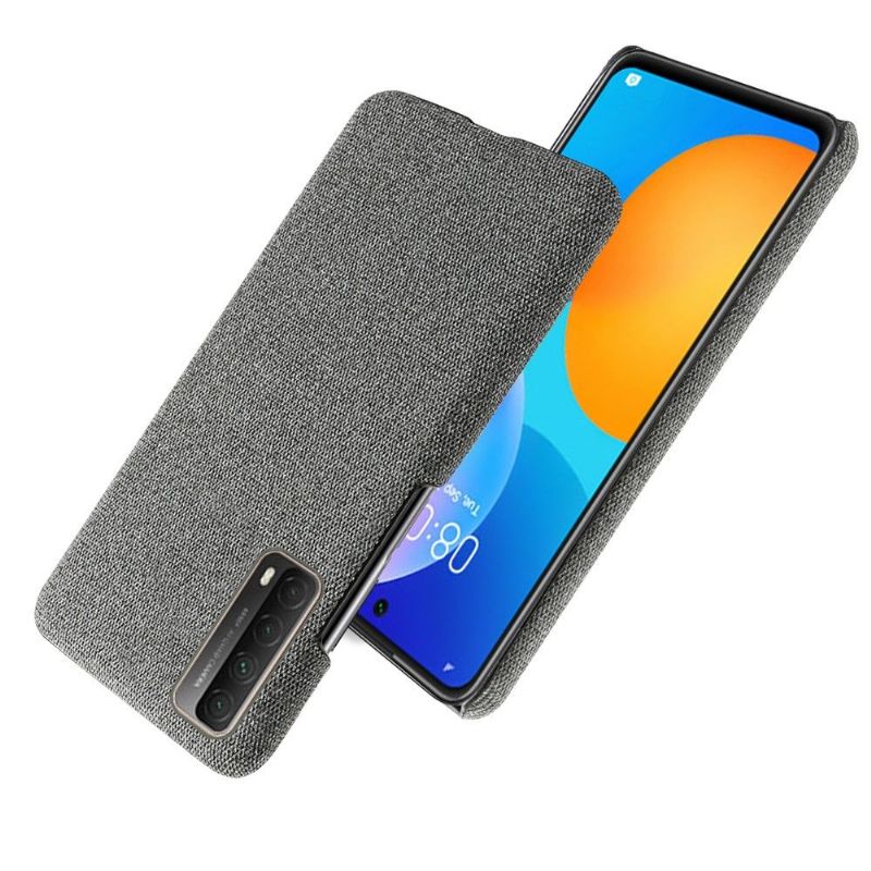 Coque Huawei P Smart 2021 revêtement tissu