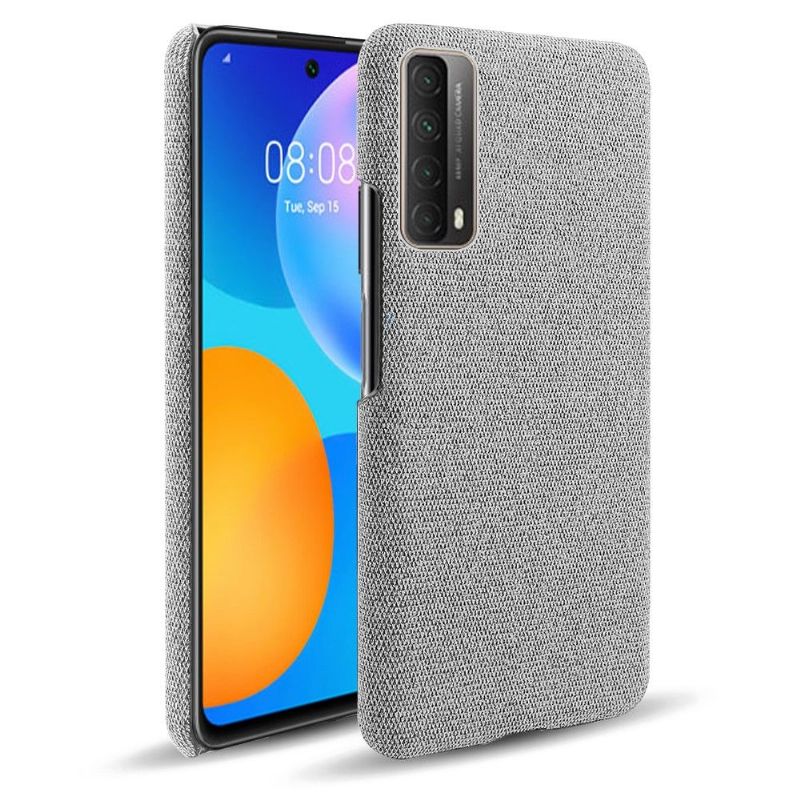 Coque Huawei P Smart 2021 revêtement tissu