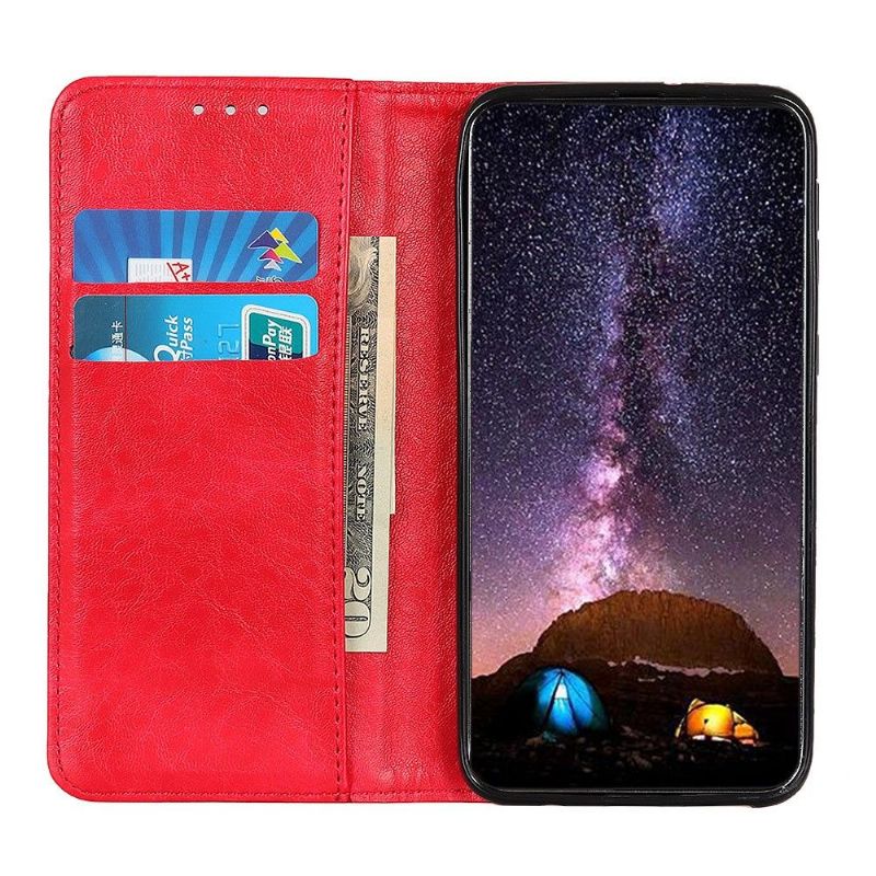 Flip cover Huawei P smart 2021 Simone Effet Cuir Porte Cartes