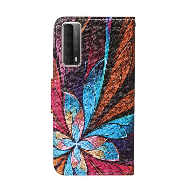 Housse Huawei P Smart 2021 Feuilles Colorées