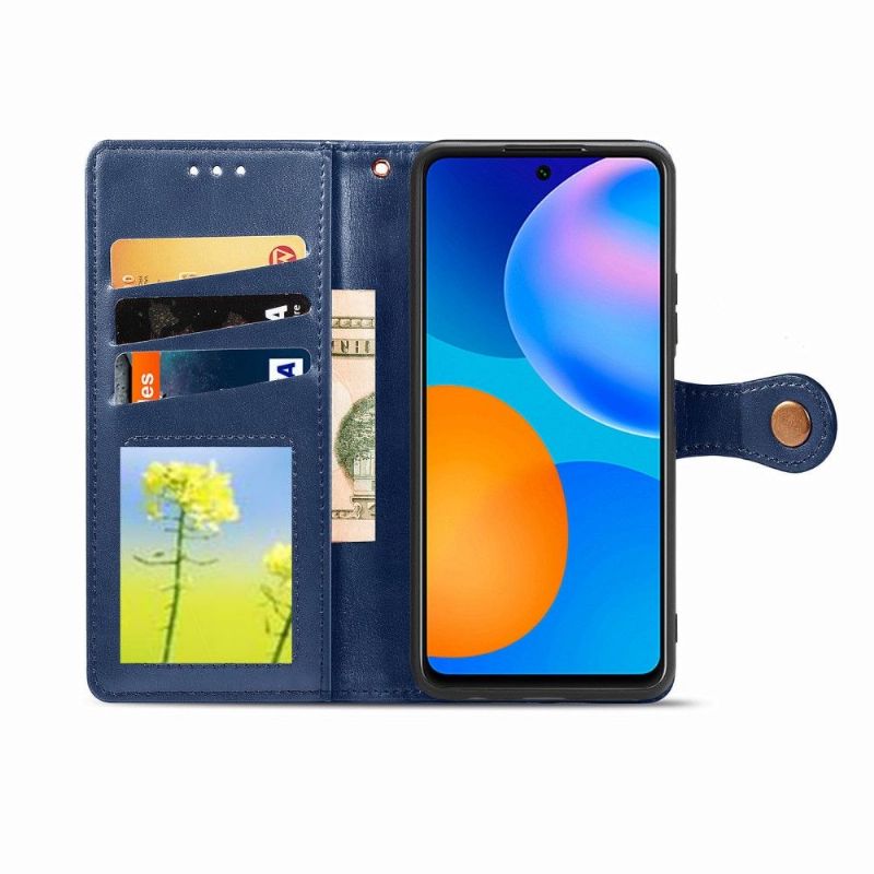 Housse Huawei P Smart 2021 Indila Simili Cuir Porte Cartes