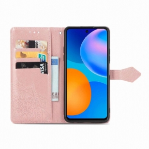 Housse Huawei P Smart 2021 Mandala Porte Cartes