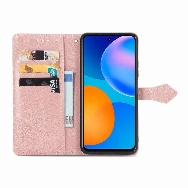 Housse Huawei P Smart 2021 Mandala Porte Cartes