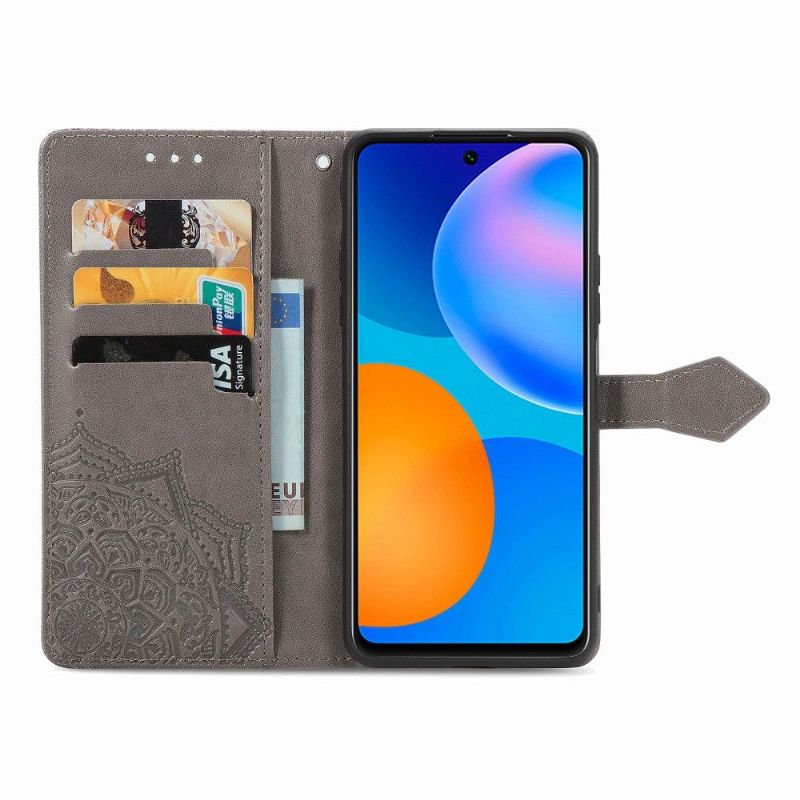 Housse Huawei P Smart 2021 Mandala Porte Cartes