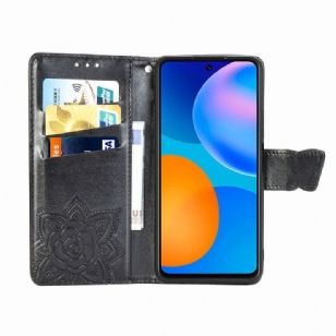 Housse Huawei P Smart 2021 Papillon Relief