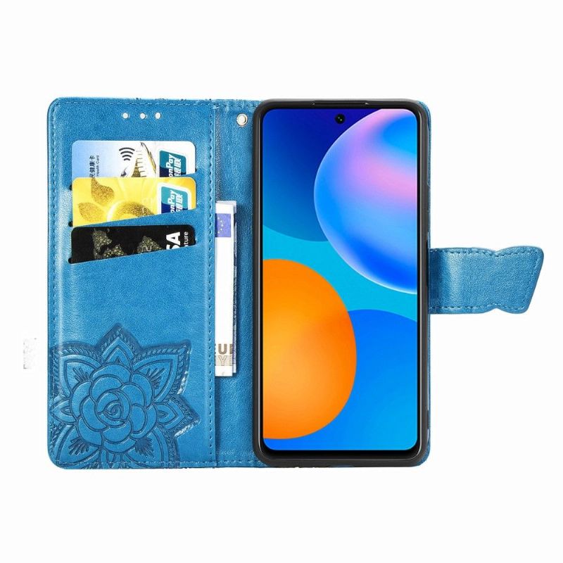 Housse Huawei P Smart 2021 Papillon Relief