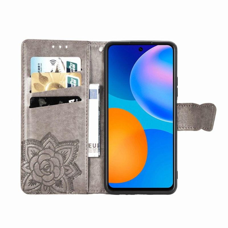 Housse Huawei P Smart 2021 Papillon Relief