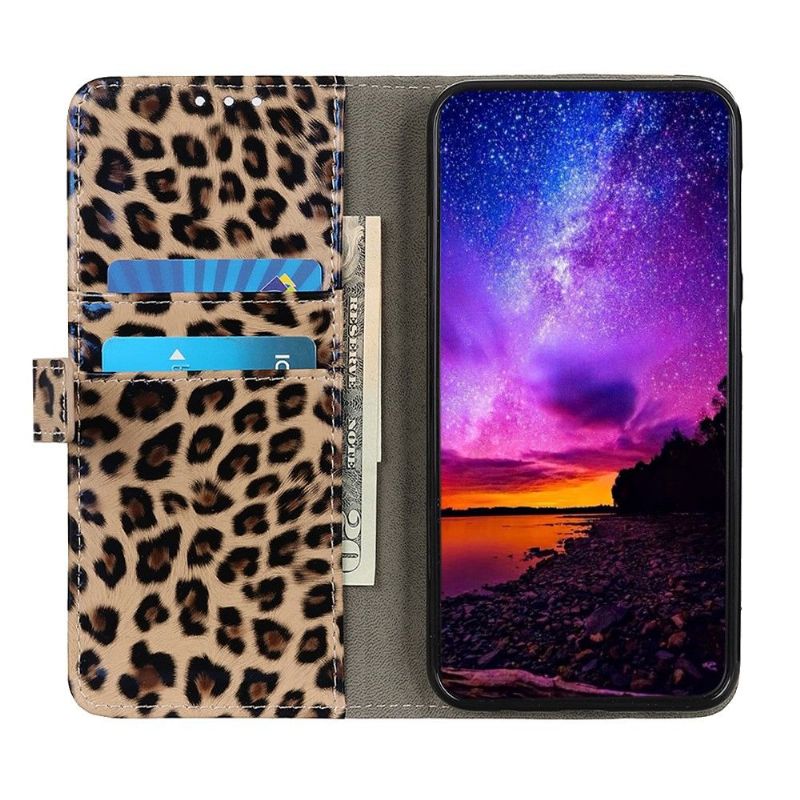 Housse Huawei P Smart 2021 Simili Cuir Style Léopard