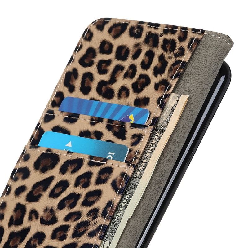 Housse Huawei P Smart 2021 Simili Cuir Style Léopard