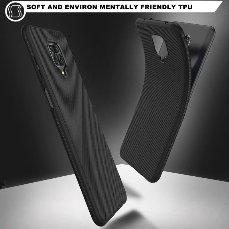 Coque Xiaomi Redmi Note 9S / Note 9 Pro Effet Strié en Gel