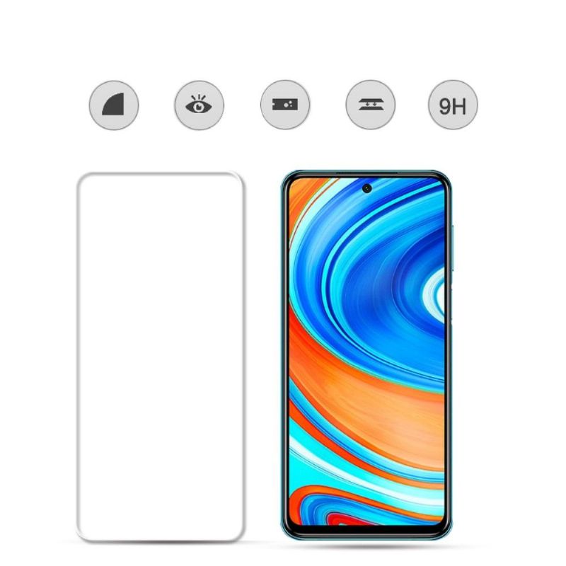 Films en verre trempé pour Xiaomi Redmi Note 9S - Pack de 2