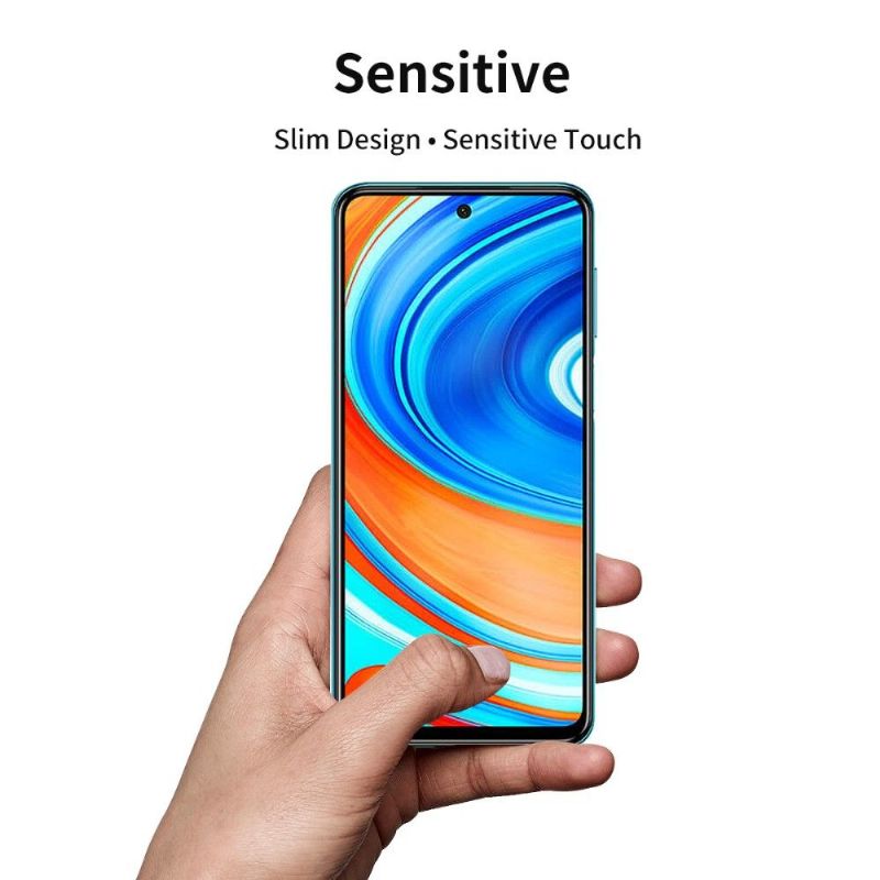 Films Xiaomi Redmi Note 9 Pro en verre trempé (2 pièces)