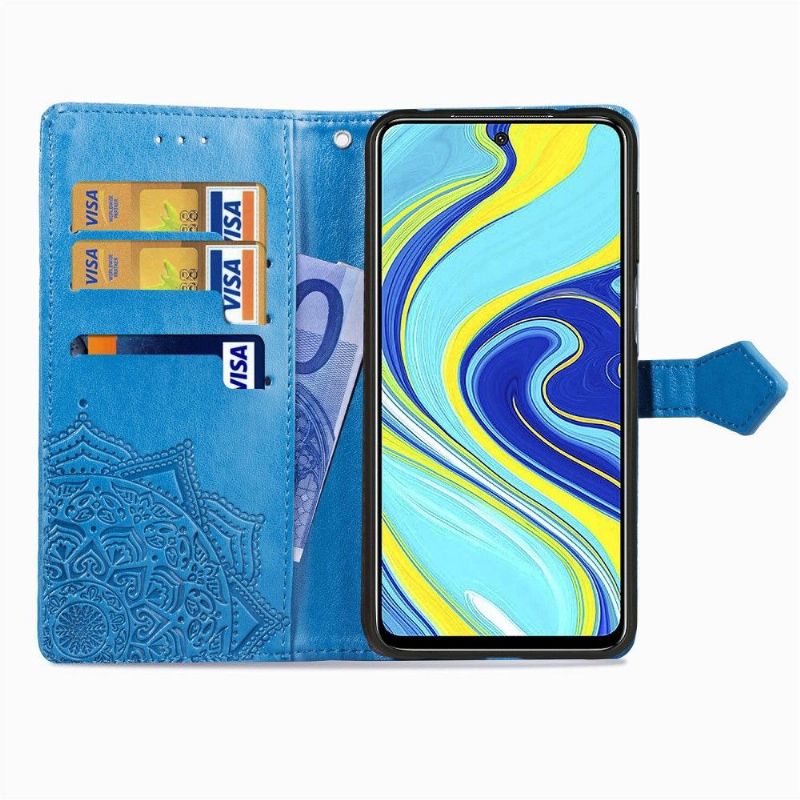 Housse Xiaomi Redmi Note 9 Pro / Redmi Note 9S Mandala Porte Cartes