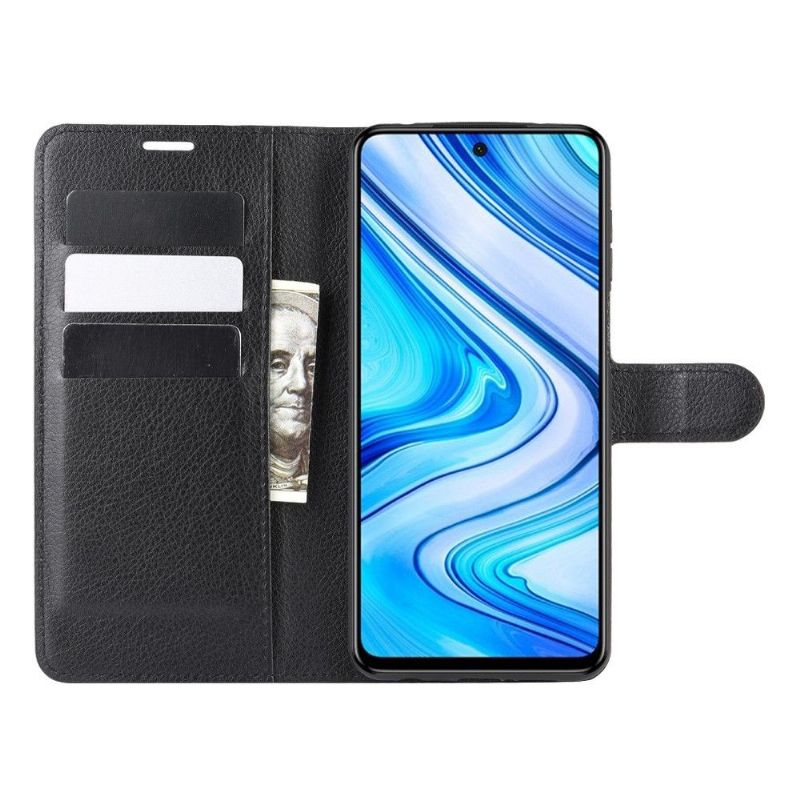 Housse Xiaomi Redmi Note 9 Pro / Note 9S portefeuille style cuir