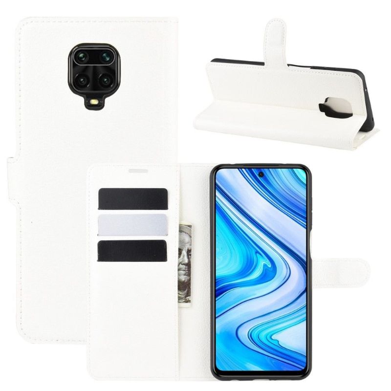 Housse Xiaomi Redmi Note 9 Pro / Note 9S portefeuille style cuir