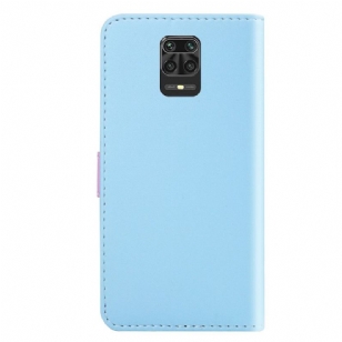 Housse Xiaomi Redmi Note 9 Pro / Note 9S Tricolore Coutures