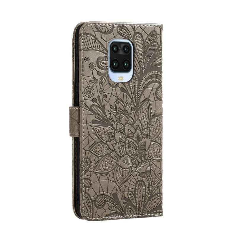 Housse Xiaomi Redmi Note 9S / 9 Pro Fleur Dentelle