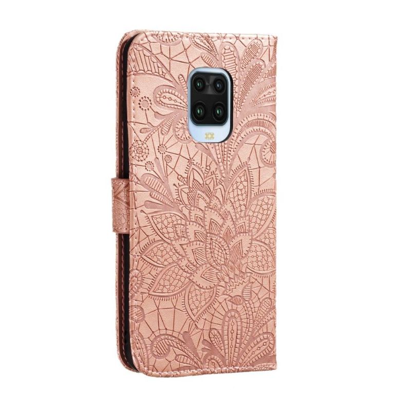 Housse Xiaomi Redmi Note 9S / 9 Pro Fleur Dentelle